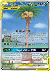 Rowlet & Alolan Exeggutor Tag Team GX - 215/236 - Alternate Art Ultra Rare